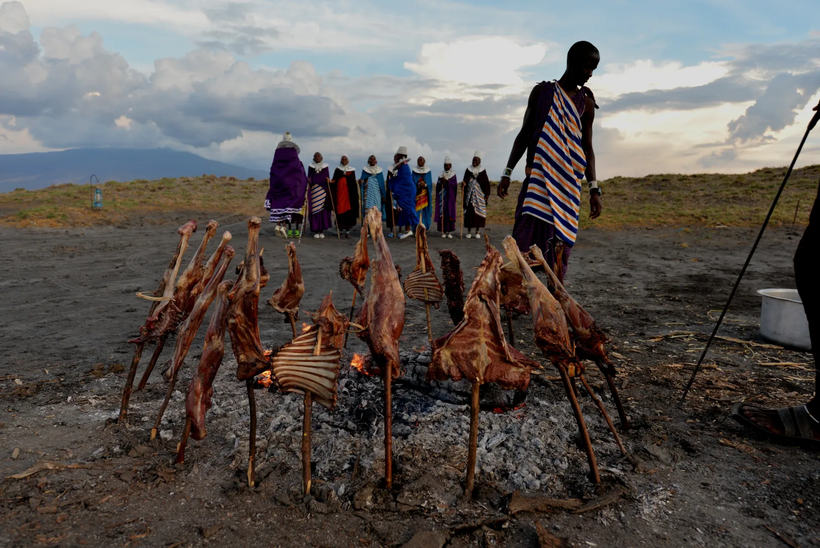 An evening with real Maasai